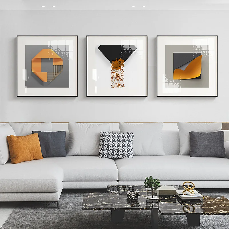 

Modern Minimalist Restaurant Creative Personality Living Room Decoration Mural Sofa Background Wall Painting Bedroom