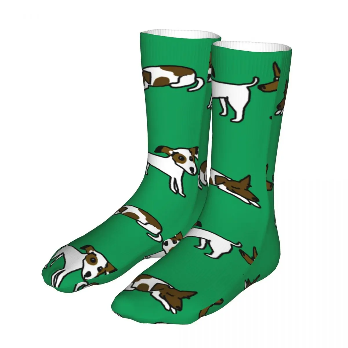 

Funny Green Jack Russell Terrier Women Socks 2022 Men Bike Socks