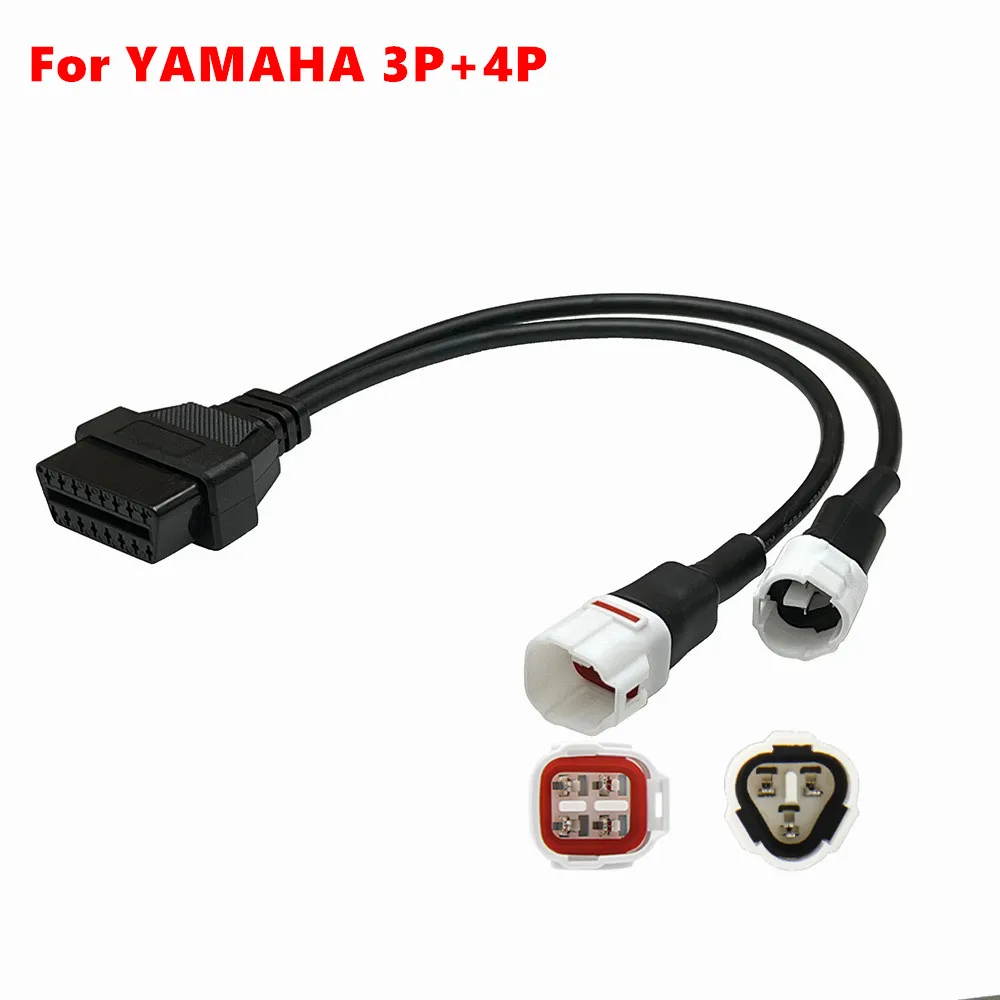 

Husqvarna 6Pin для YAMAHA R1 R6 дешевый мотоциклетный кабель 3 Pin и 4 Pin in One к OBD2 кабель жгут диагностический адаптер соединитель