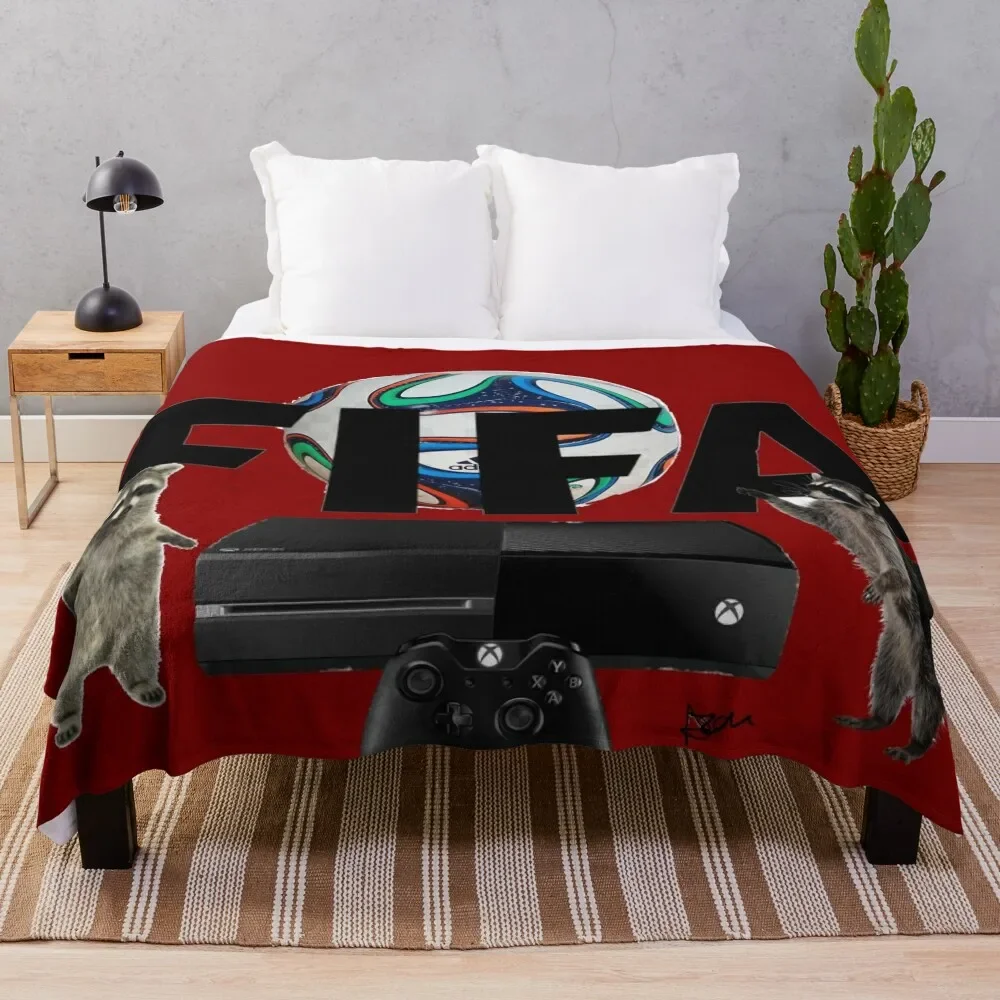 Фланелевое одеяло Raccooon Fifa