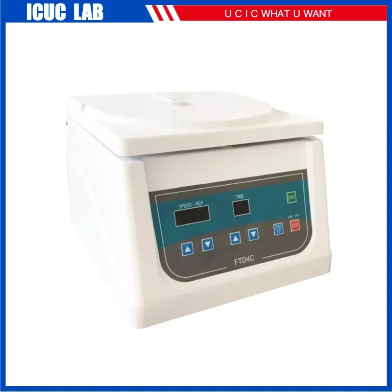 FTD4C Лидер продаж настольная низкоскоростная микромини-центрифуга 12x15 мл