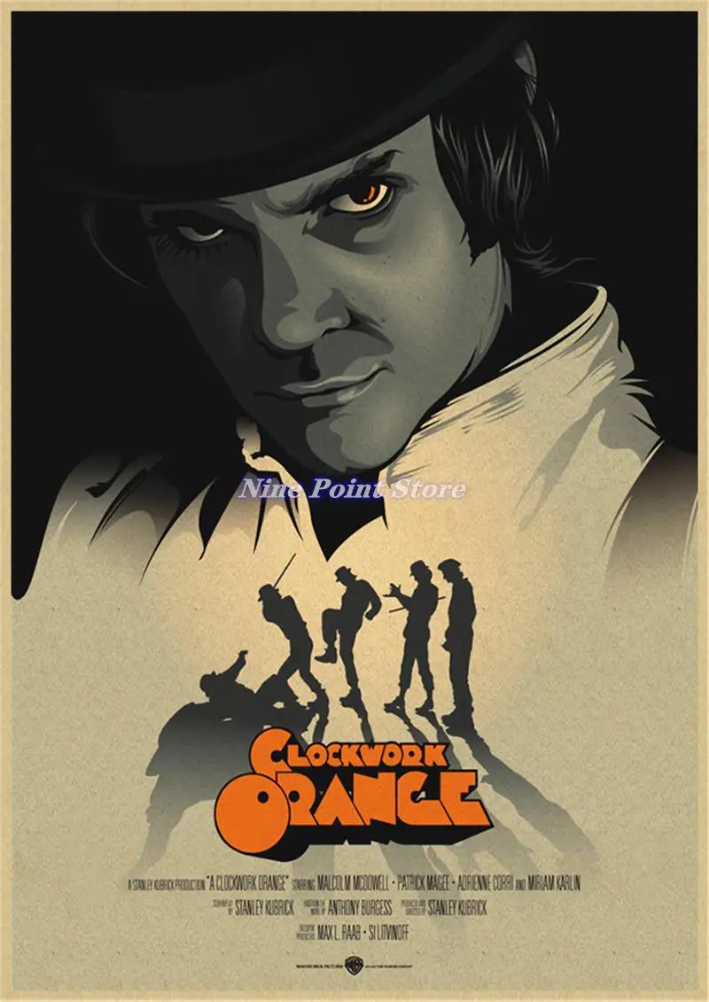 

Классический постер "Заводной апельсин"