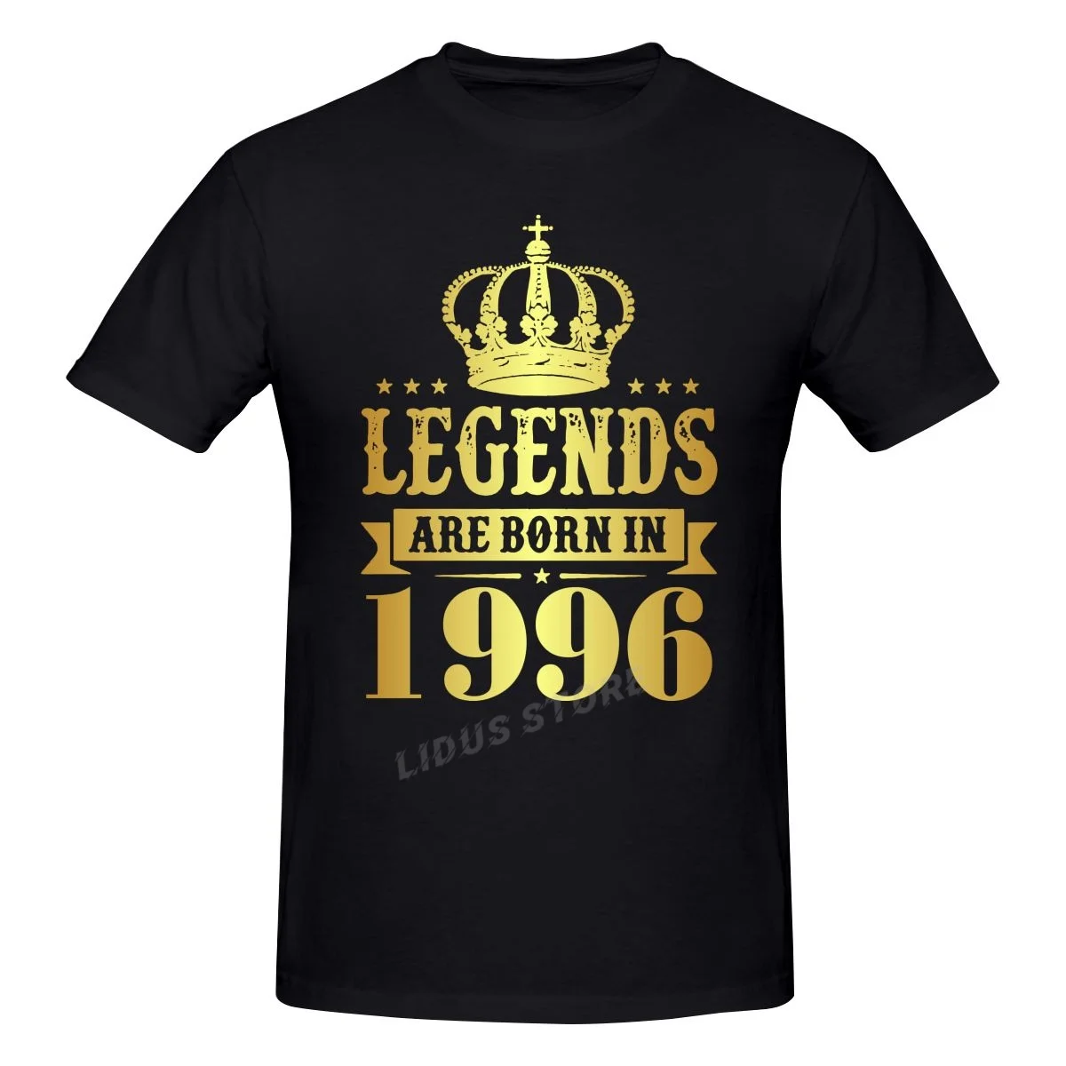

Legends Are Born In 1996 26 Years For 26th Birthday Gift T shirts Harajuku Short Sleeve T-shirt Graphics Tshirt Brands Tee Tops