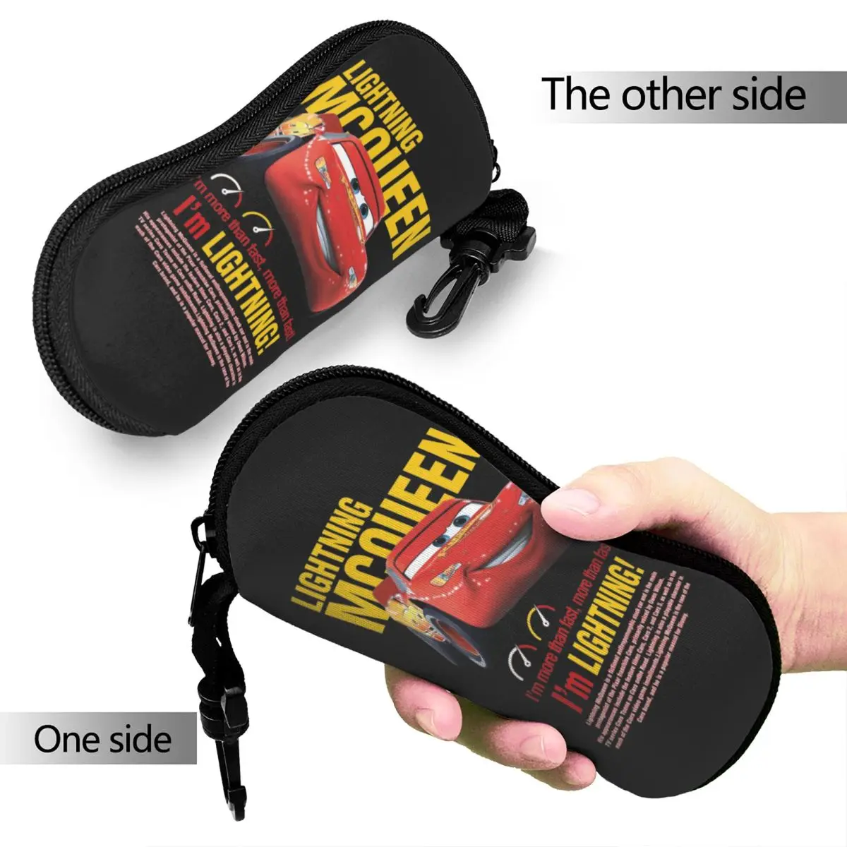 Молния Маккуин автомобили Pixar фотоаксессуары Защитный Контейнер для очков