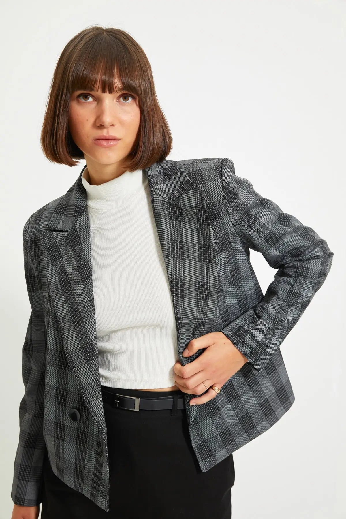 

Trendyol Button Detail Jacket TWOAW22CE0173