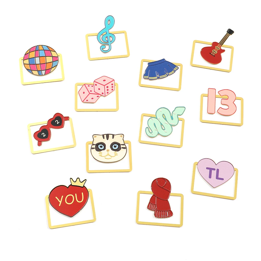 Закладка знаменитой поп-певец-креативные металлические закладки Taylor. Читание