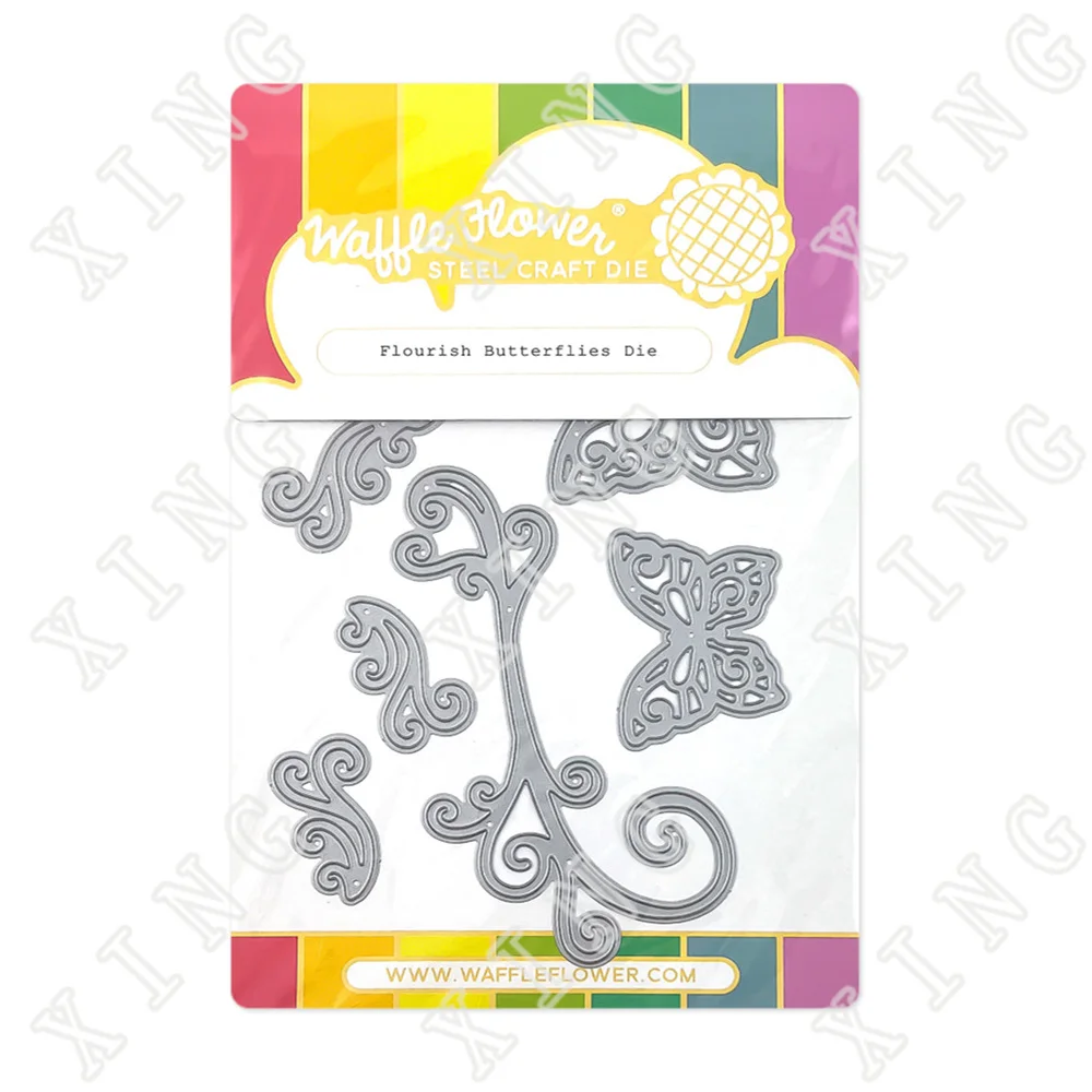 

2022 Summer Flourish Butterflies Cutting Dies Diy Scrapbooking Paper Cards Making Album Diary Crafts Decoration Enbossing Molds