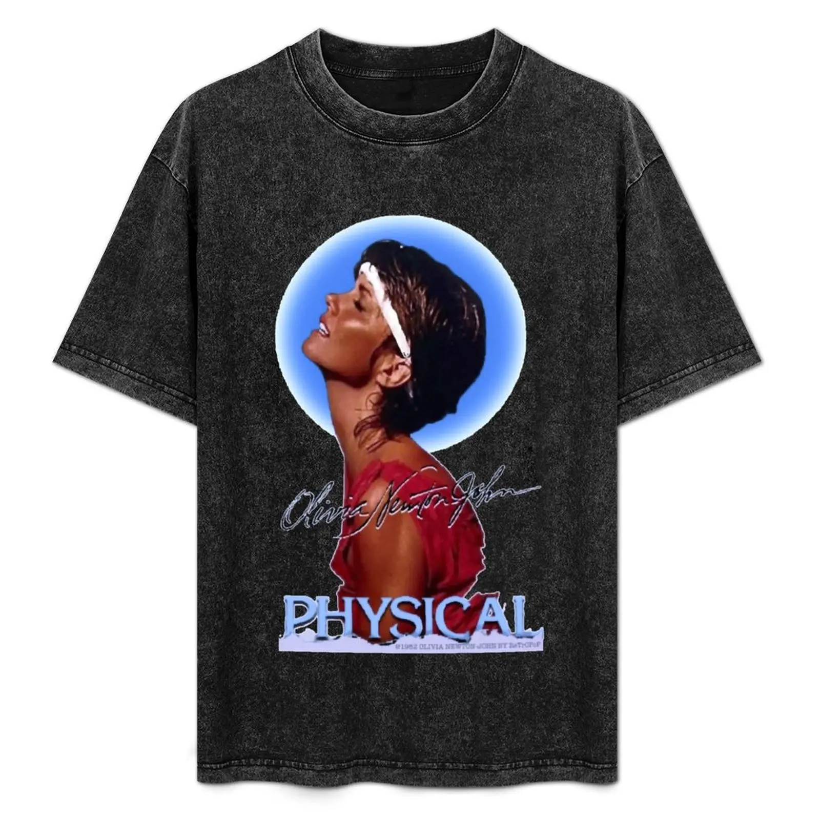 Фото Футболка Olivia Newton-John - Physical-Xanadu - 80-е годы - Повседневная базовая футболка в уличном стиле №1