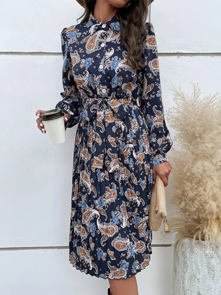 

Женское облегающее платье до колен, Элегантное повседневное модное офисное платье с принтом, обтягивающее платье в уличном стиле, Новинка осени-зимы 2023