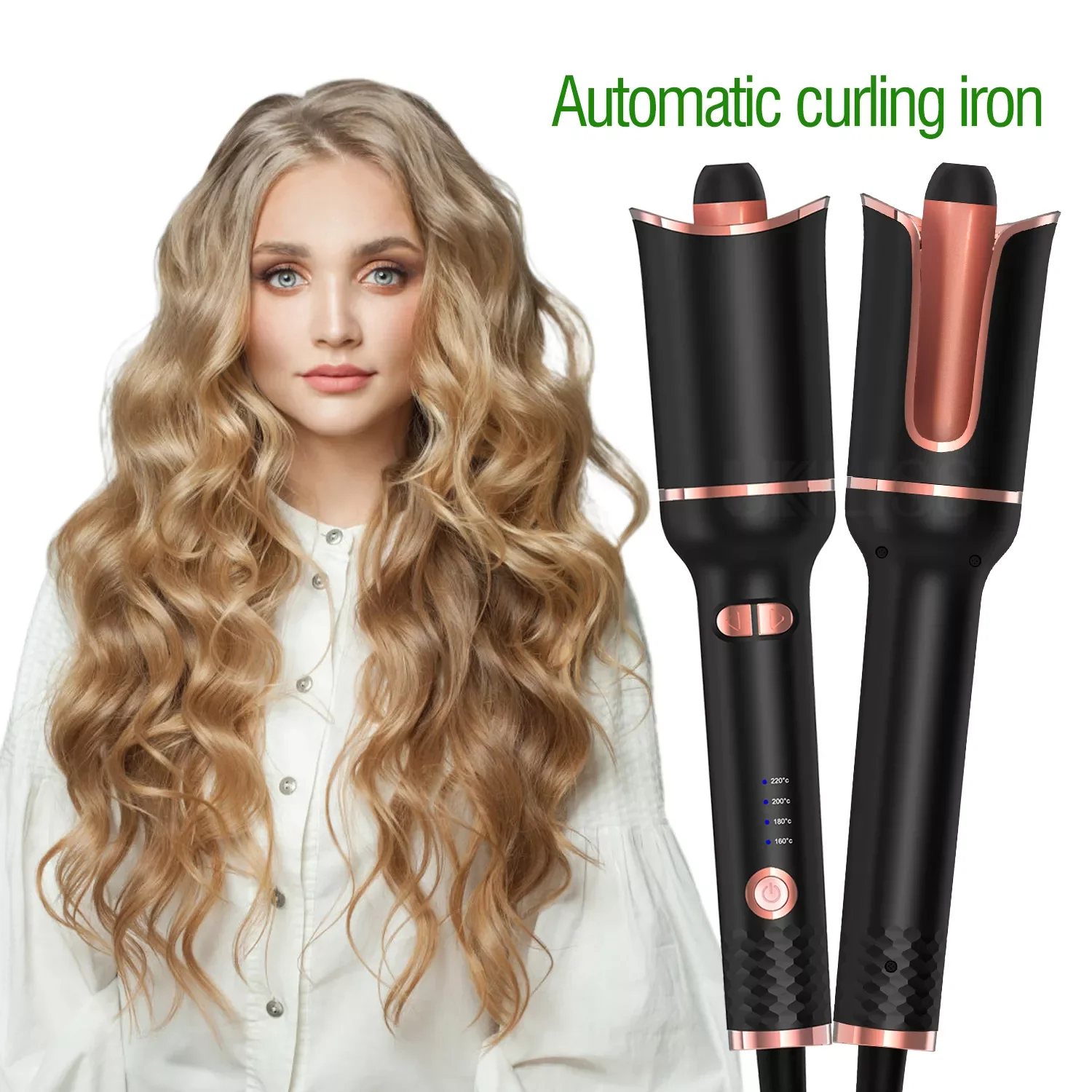 

Professional Hair Curler Automatic Curling Iron Auto Rotating Ceramic Curling Wand Hair Waver Styling Tools Corrugation for Hair