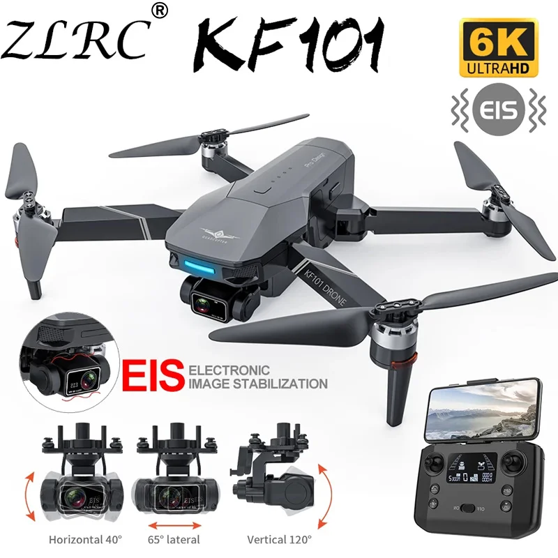 

ZLRC Новый Квадрокоптер KF101 с камерой 4K HD, GPS, Wi-Fi, FPV