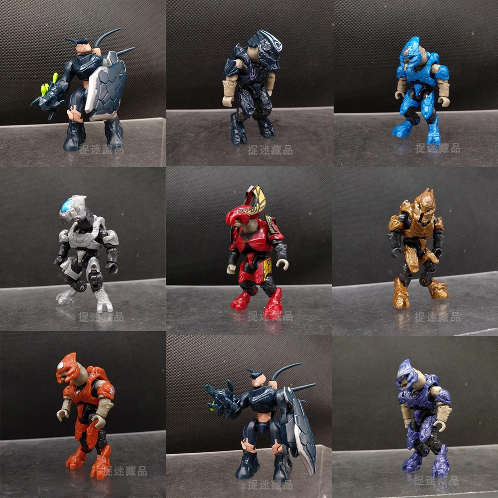 Экшн-фигурка Mega Bloks Halo строительные блоки подвижная аниме модель солдата сборный