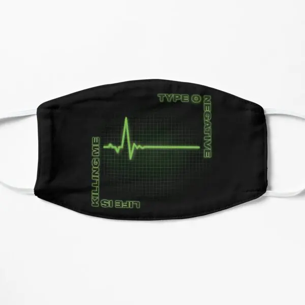 

Type O Negative Life Is Killing Me Flat Printing Face Mask Breath Anti Dust Dustproof Cosplay Mouth Haze Washable Windproof