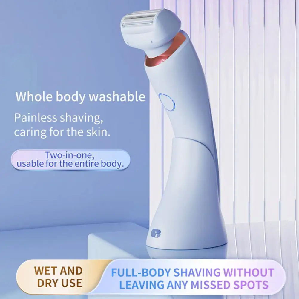 Электрические бритвы для женщин 2 в 1 с USB триммер бикини лица удаление волос тела