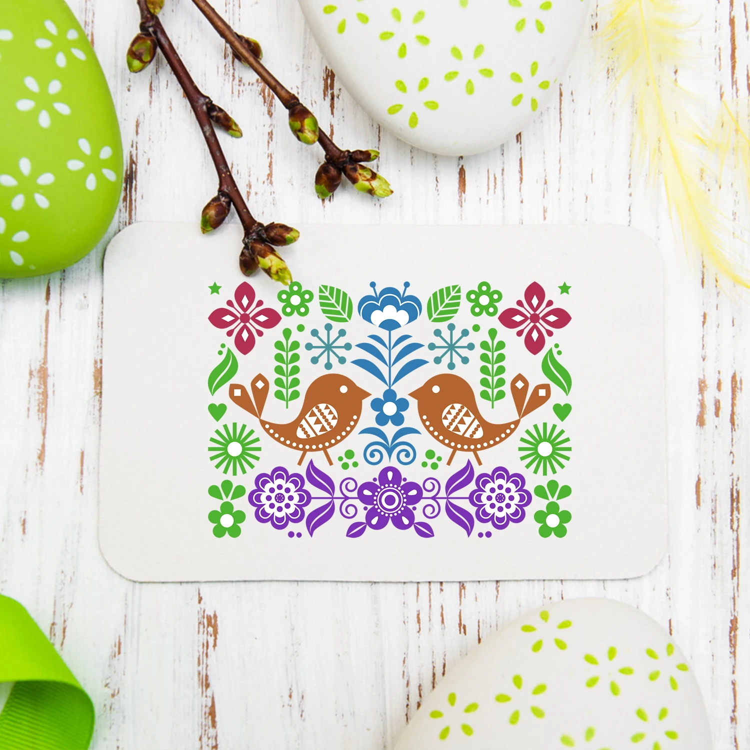 Многоразовый Набор Трафарет Для Шелкографии С Дизайном Птиц Печати В Сумке