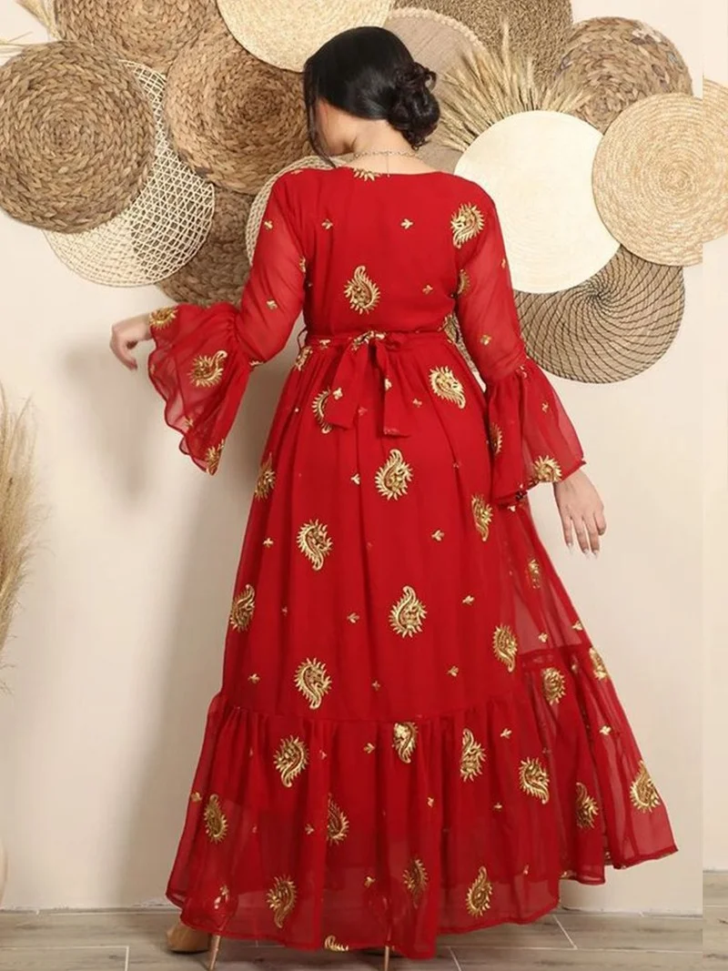 Morocco Muslim Dress Kaftans Abaya Evening Dresses for Women Dubai Turkey Islam Long Dress Robe Longue Femme Musulmane Vestido