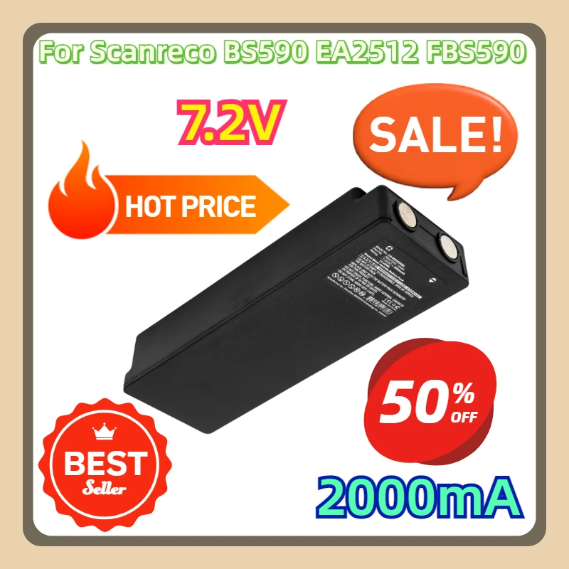 Аккумулятор для Scanreco BS590 EA2512 FBS590 Marrel 500 RC400 RC590 RC960 590 592 790 960