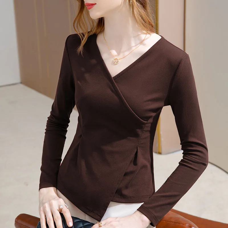 

2023 new V-neck undershirt Woman
