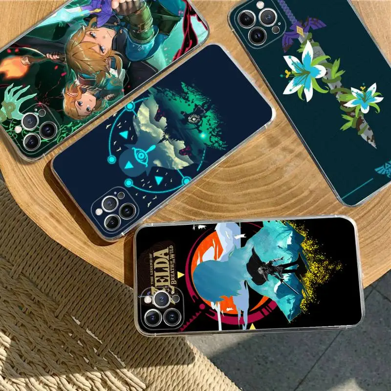 

BANDAI Legend Of Zelda Phone Case for iPhone 11 12 13 mini pro XS MAX 8 7 6 6S Plus X 5S SE 2020 XR cover