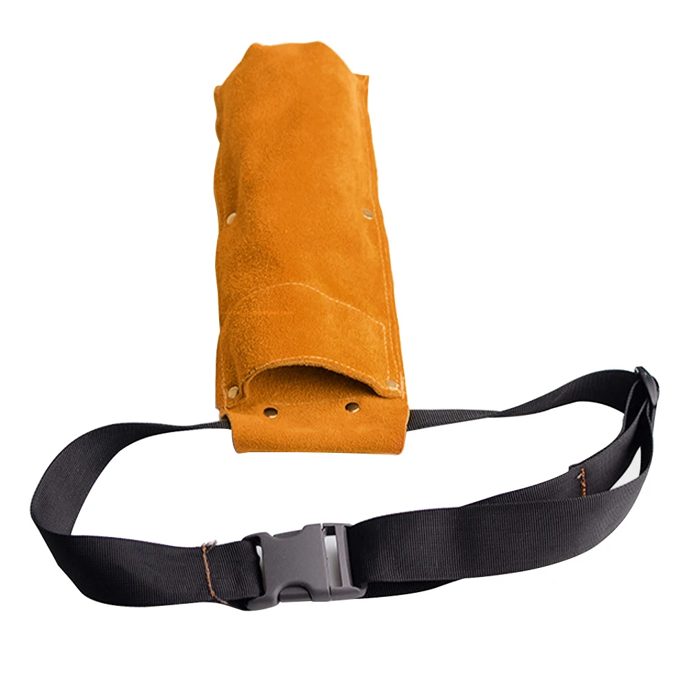 

Welding Rod Bag Hardware Car Hiking Electrode Holder Artificial Cowhide Motorcycle Flame Retardant Portable Adjustable Buckle