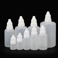 10pcs 50ml 100ml empty plastic squeezable dropper bottles eye liquid dropper dispense store for my bottle cosmetic women beauty