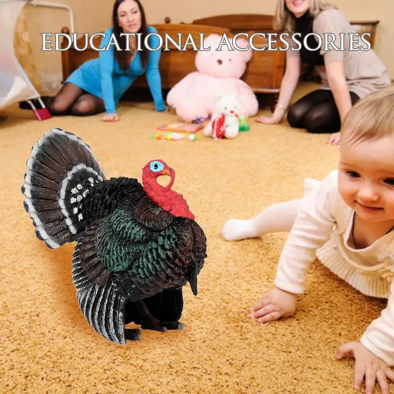 

Моделирование фермы птицы модель животного индейка фигурки животных садовый домашний декор модель экшн-фигурка детская коллекционная игрушка