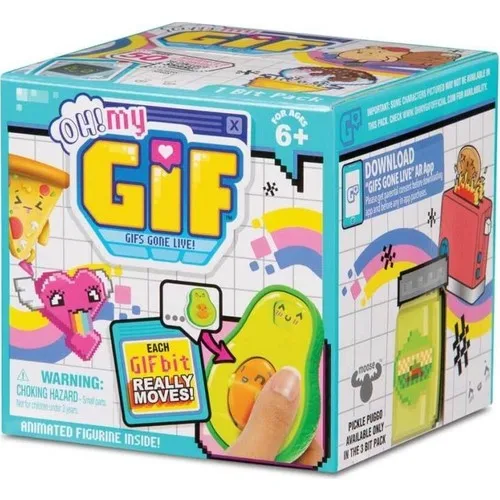 Оригинальный подарок Oh My Gif HMY03000 в одной посылка вке, одна фигурка, подарочное приложение в реальном времени, карточка со штрих-кодом для исп...