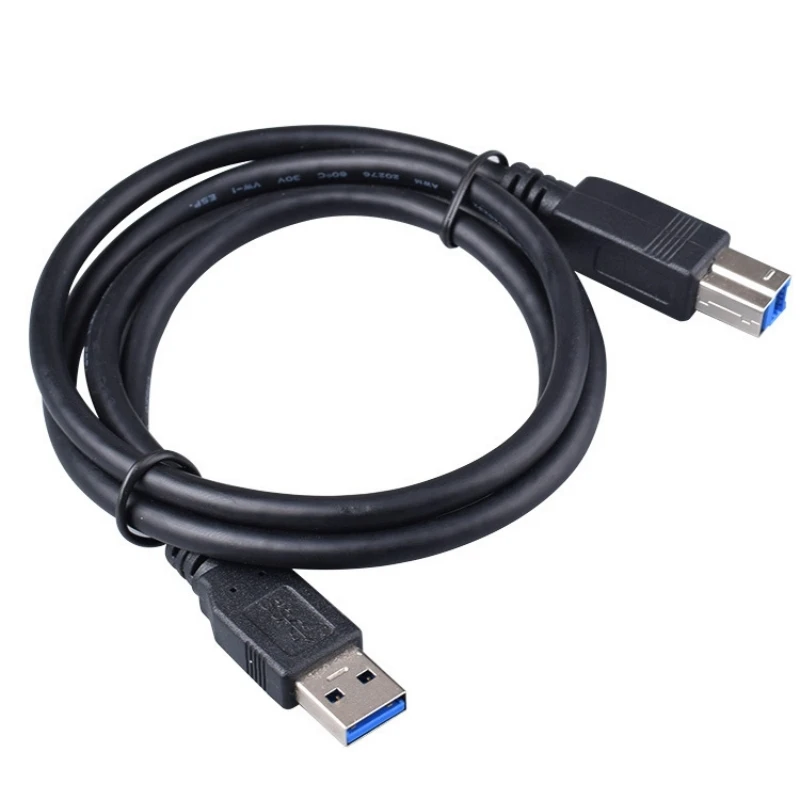 USB 3.0 Type A Male to B Male Кабель для передачи данных 5 Гбитс для портативных ПК Внешние жесткие диски Принтер Сканер Док-станция Концентратор (art.: 3920ca425fecb) - 3920ca425fecb