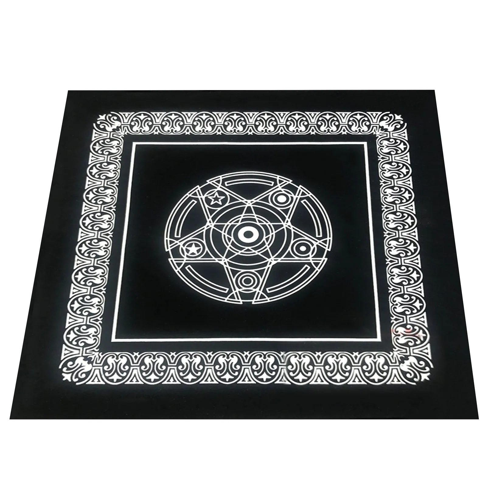 

Altar Tarot Cloth Flannel Divination Tablecloth Tapestry Mysterious Atmosphere Altar Cloths Spiritual Celestial Deck Cloth Table