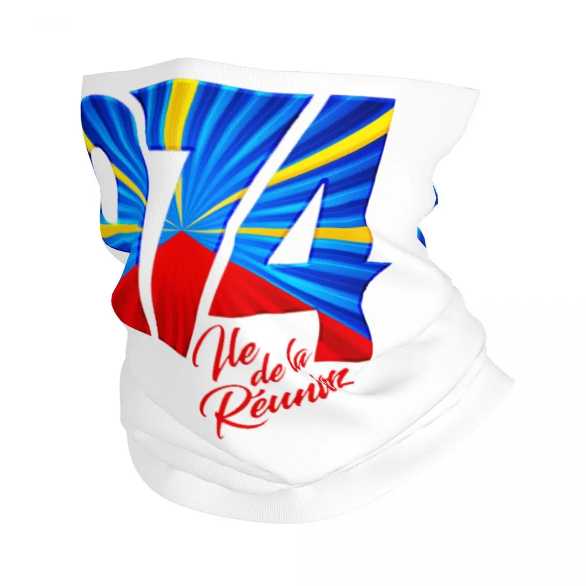 974 год бандана с логотипом Reunion Island обогреватель для шеи женщин и мужчин зимний