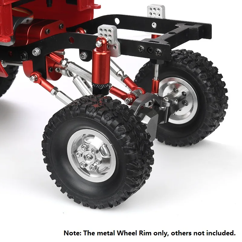 Ступица колеса с металлическим ободом для WPL C14 C24 C34 B14 B24JRC Q61 Q62 4X4 4WD 1/16