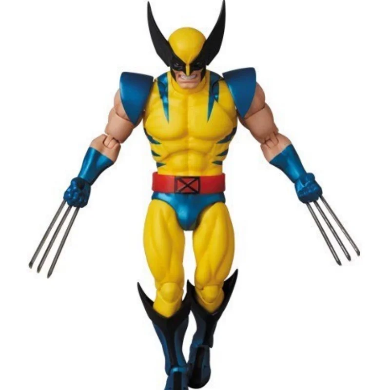 Новое поступление 2024 года Mafex Wolverine Reissue Logan Marvel X-Men игрушка Avengers Medicom фигурки