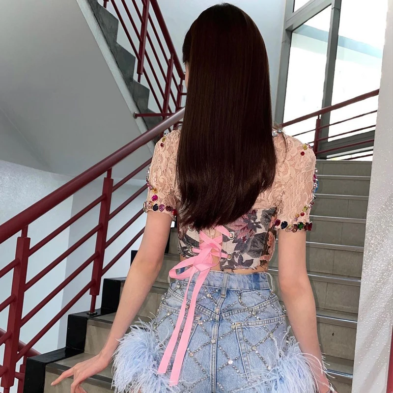 Новая танцевальная одежда Kpop для джазовых танцев женский ночной клубный певец