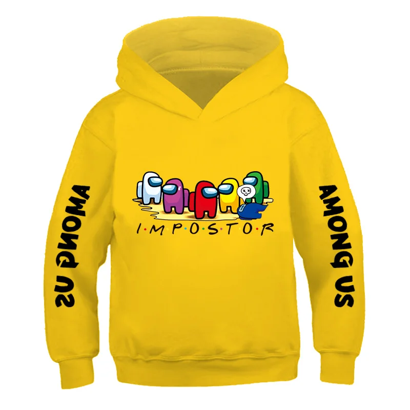 

2022 Cartoon Hoodies Baby Long Sleeve Sweatshirt Children Autumn Cotton Sweatshirt 4 -14 Years Streetwear