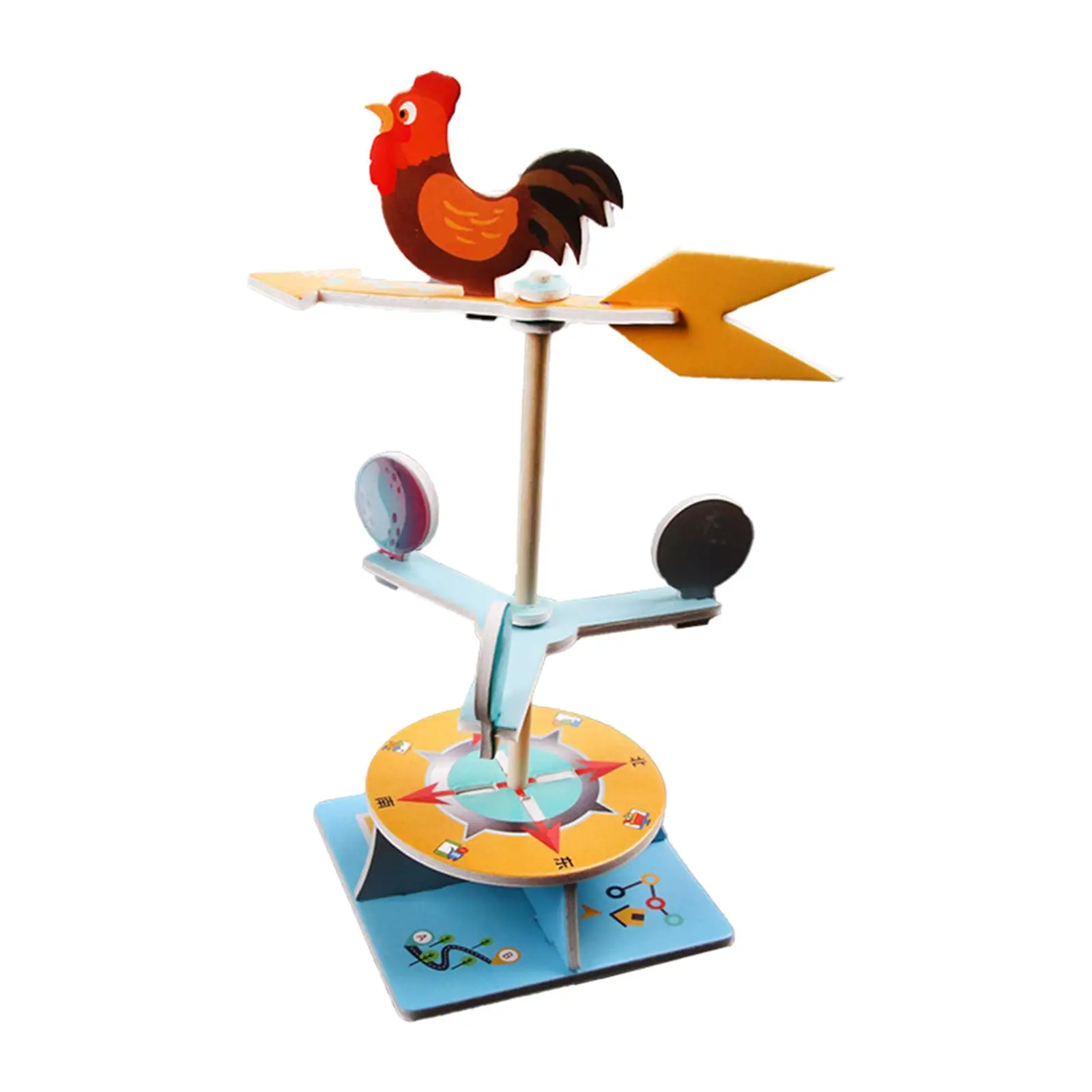 

Rooster Weathervane Weather Direction DIY for Kids Teaching Prop Children