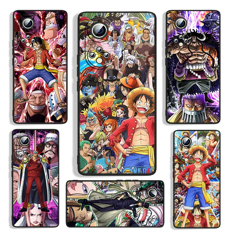 

Anime One Piece For Huawei Honor 60 SE 50 30i 20 10i 10X 10 9X 9C 9A 8A X8 X7 Lite Pro Black Silicone Phone Case