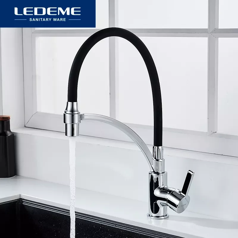 

Kitchen Faucet Pull Out Spout Faucets Kitchen Sink Single Lever Mixers Tap Hot Cold Water L4499-2 L4499-3 L4499-9