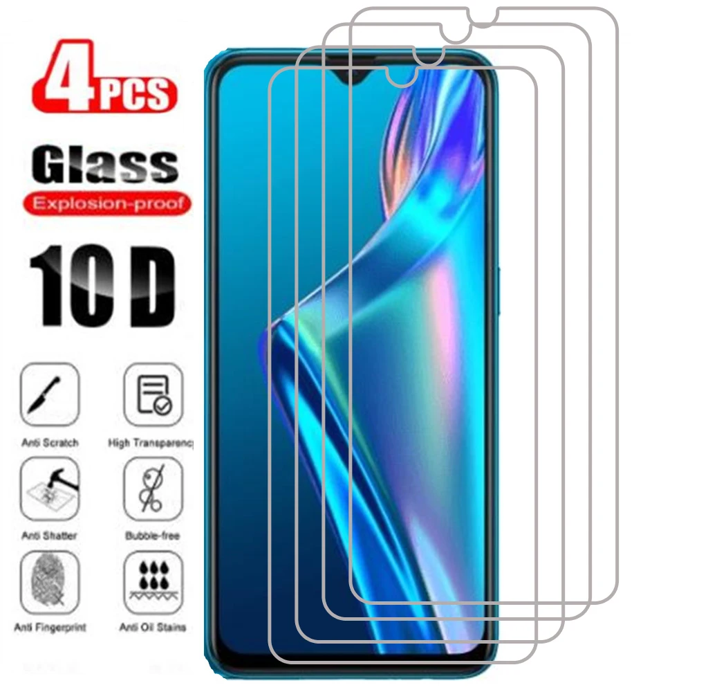 Защитное стекло для Oppo Reno 3A 2 Z A12S A12 закаленное 4 шт.