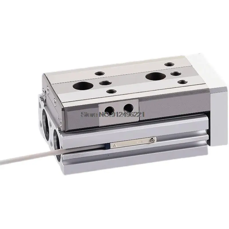 Цилиндр с направляющей двуххосевой прецизионный пневматический направляющий