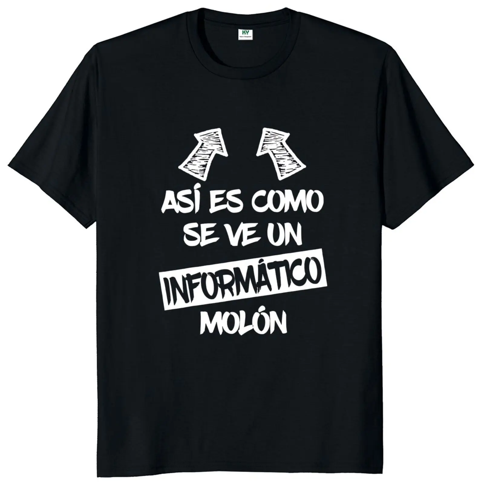 

This Is What A Cool Computer Scientist Looks Like T Shirt With Spanish Funny Quote Camiseta Geek Nerd Casual Men's T-shirt