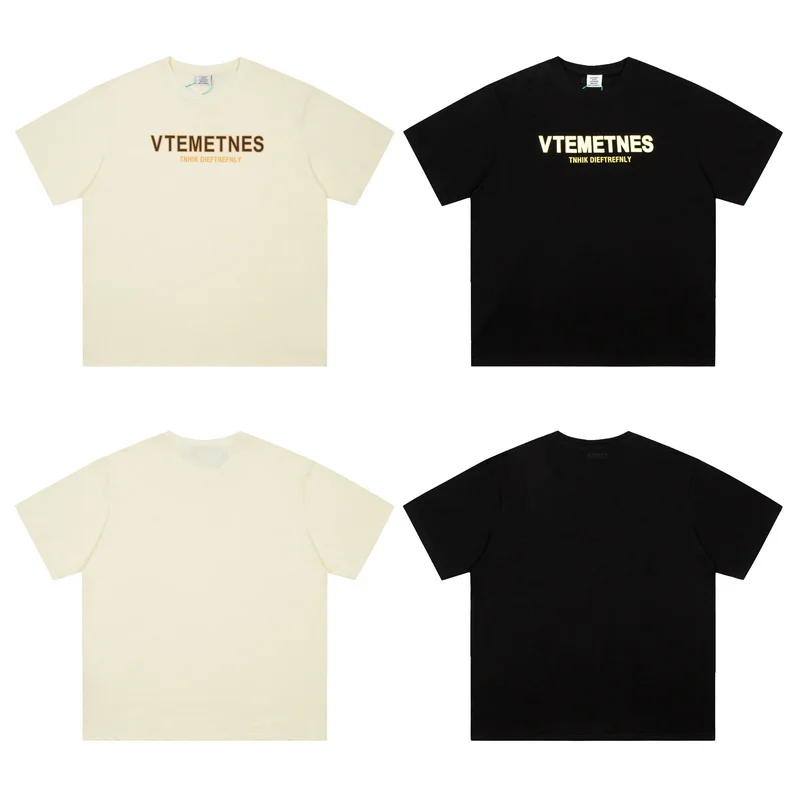 

2022ss Vetement Think Dieftrefnly футболка для мужчин и женщин 1:1 лучшее качество футболки топы VTM с коротким рукавом