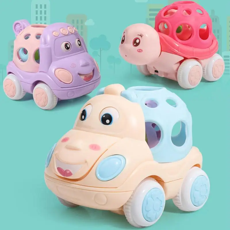 

3pcs Baby Car Toys Cars Soft & Sturdy Pull Back Car Toys Mini Racing Car Kids Educational Toy For Children Boys 1 2 3 4 5 Years