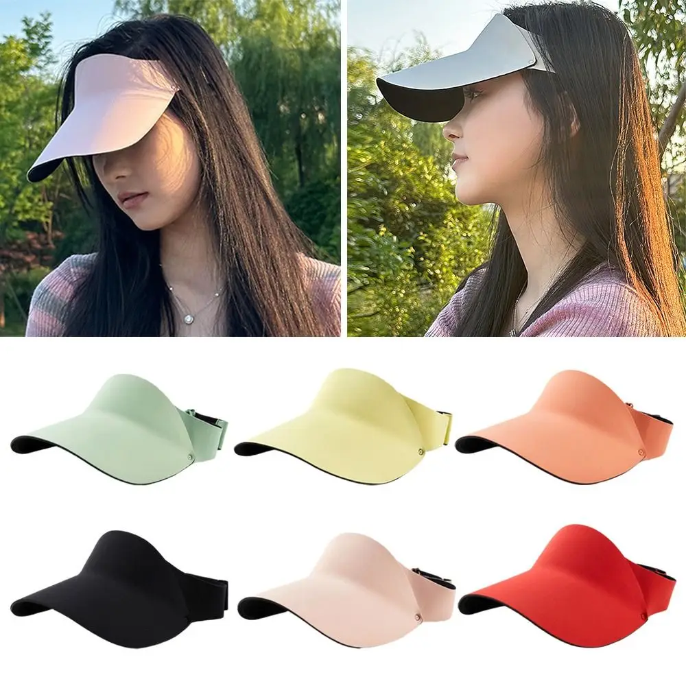 

Немаркирующая интегрированная пляжная шляпа с защитой от УФ-лучей, солнцезащитные шляпы, Новая Пустая Шляпа для улицы, для женщин и девочек