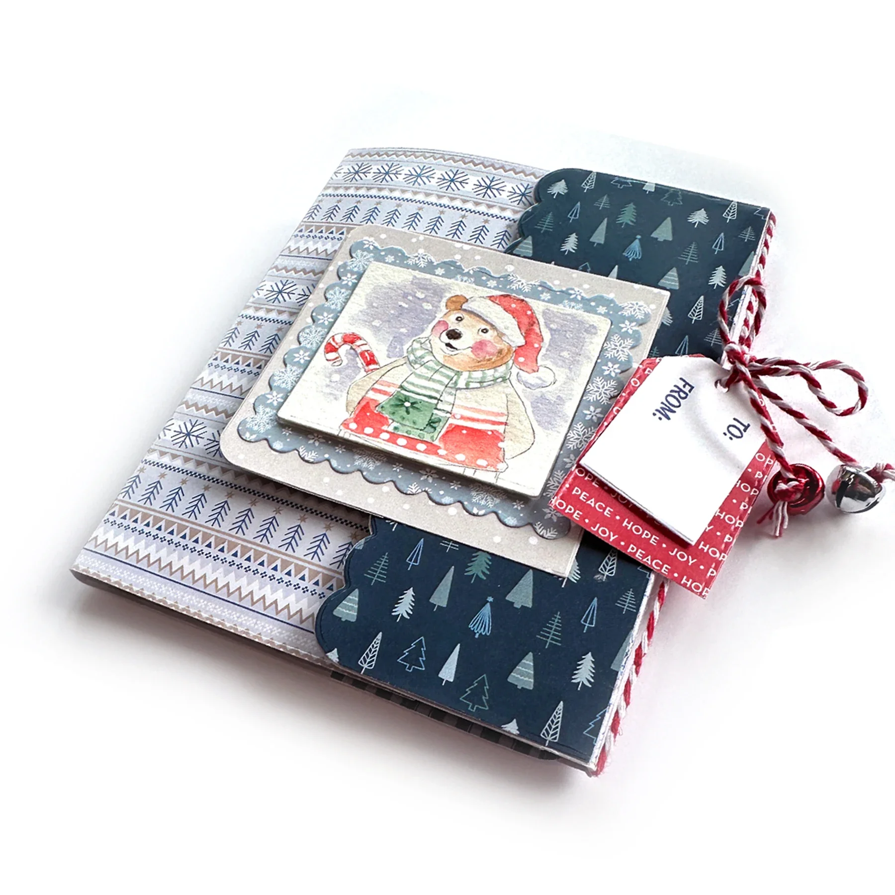 Силиконовый Санта-Марионетка Рождественский тонкий узор металлические штампы