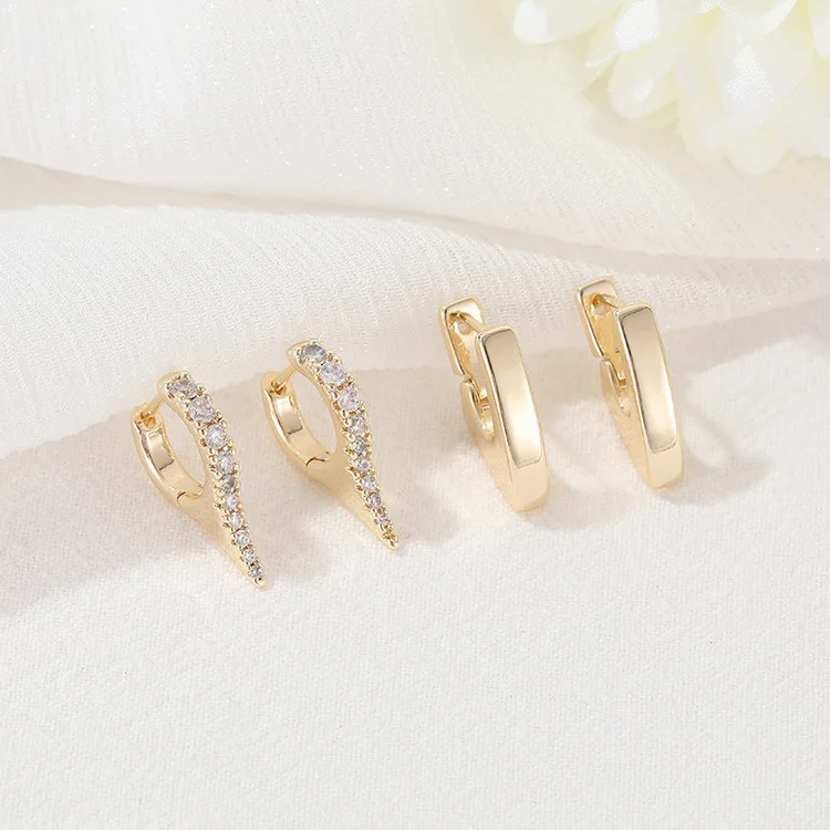 

Gold Color Heart Shape Hoop Earrings for Women Trendy Geometric Drop Statement Earrings Fashion Party Wedding Jewelry Gift