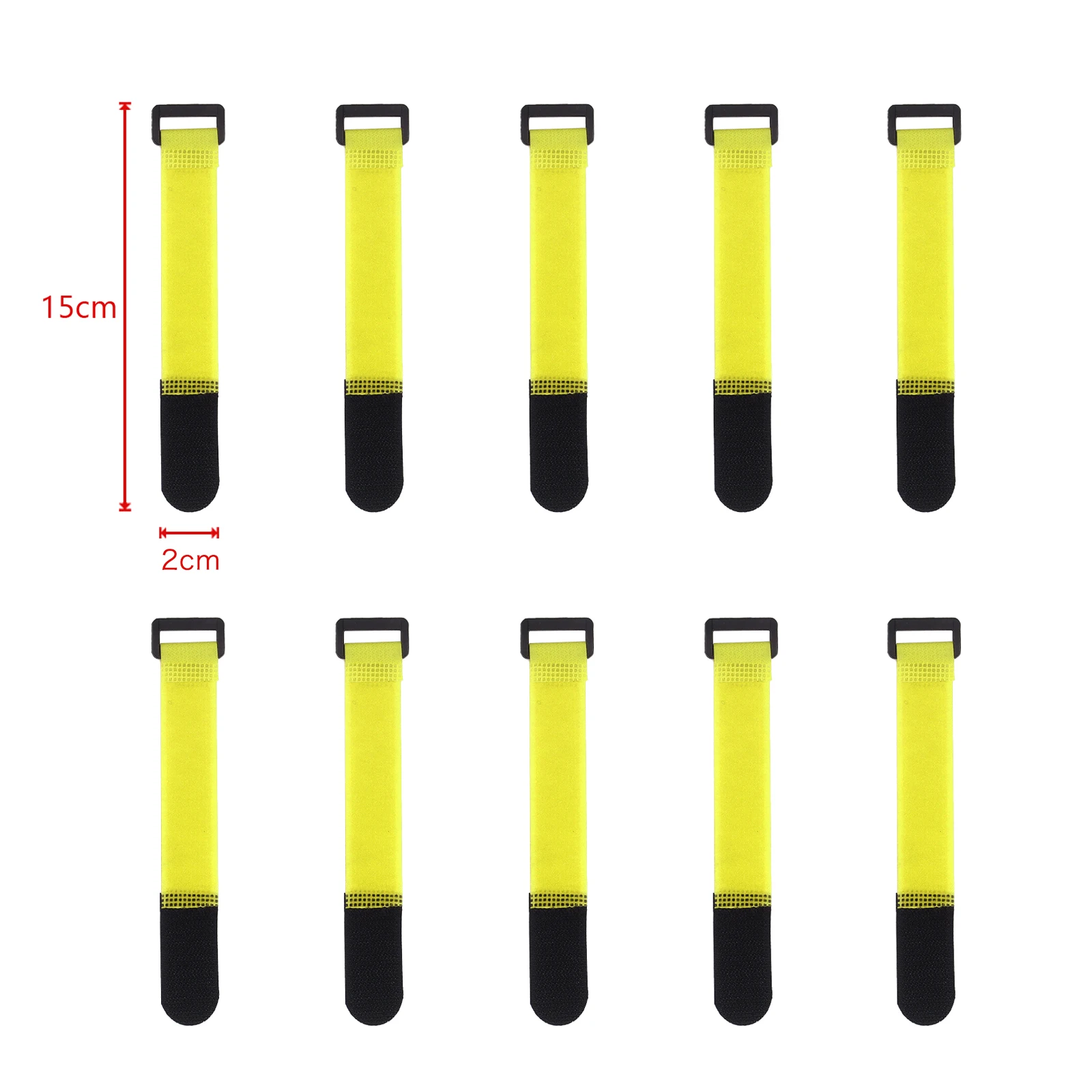 

10 шт. многоразовые кабельные ремни, многофункциональные качественные ремни с крючками и петлями, регулируемые кабельные стяжки, черный нейлон, ширина 2 см