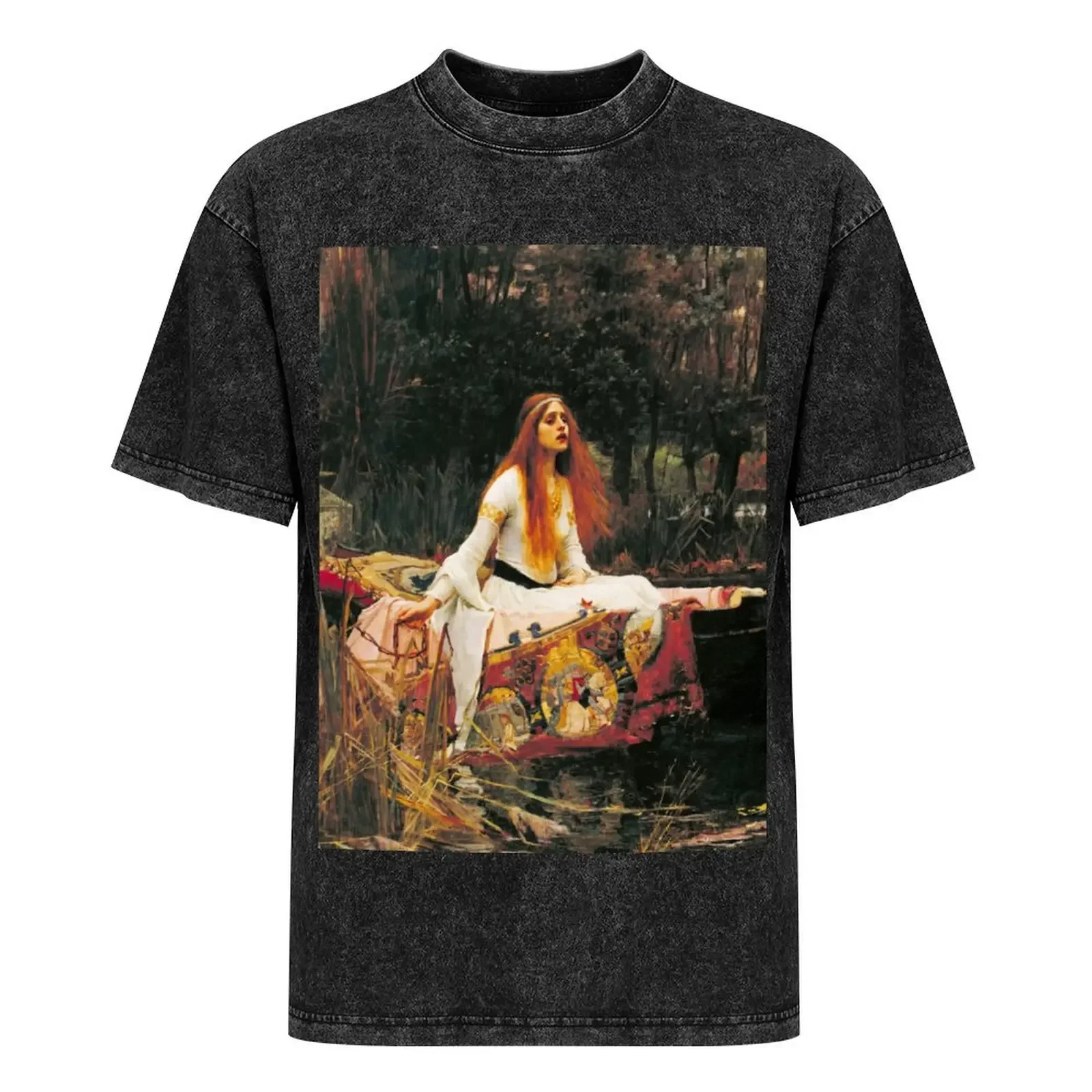 Футболка мужская оверсайз с изображением Джона Уильяма уотерхама-леди шалота