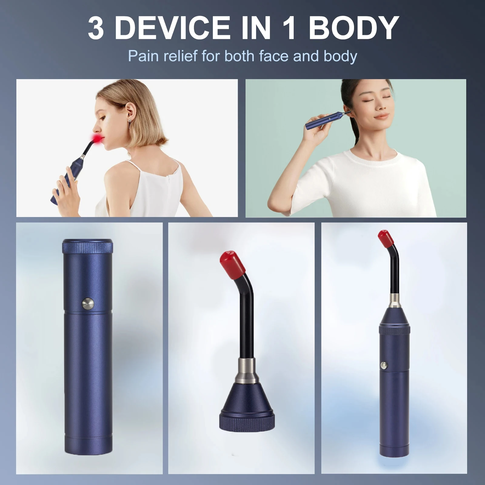 Устройство для лазерной терапии холодной боли устройство 3 в 1 лечения Canker губах