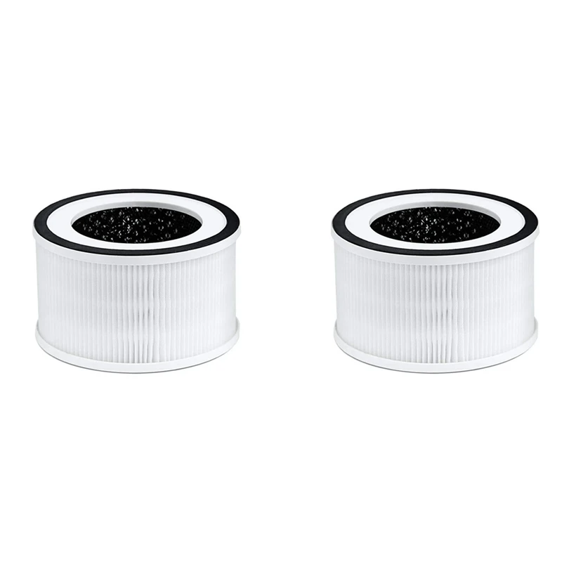 2X Replacement True HEPA Filter Compatible For Afloia Fillo/Halo/Allo Air Purifier 3-Stage Filtration Accessories