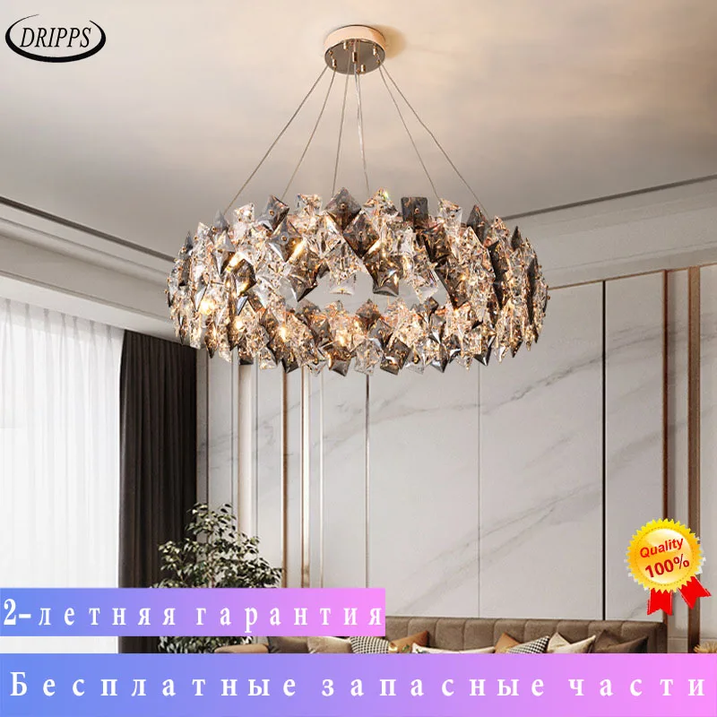 

Modern crystal chandelier bedroom crystal ceiling lamp living room chandelier kitchen crystal lamp villa hotel lighting fixtures